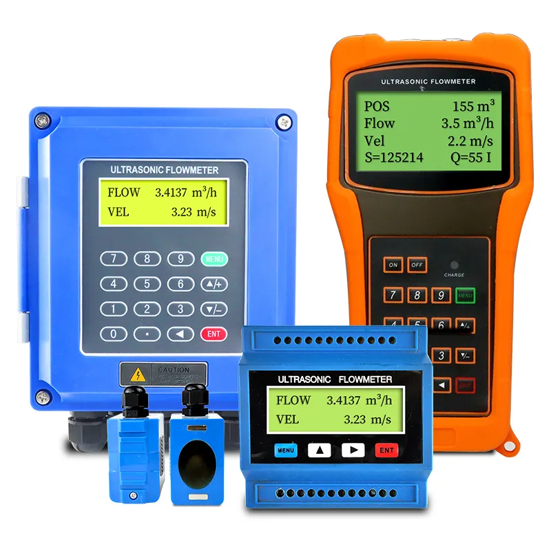 handheld ultrasonic flow meter for co2 gas flow meter